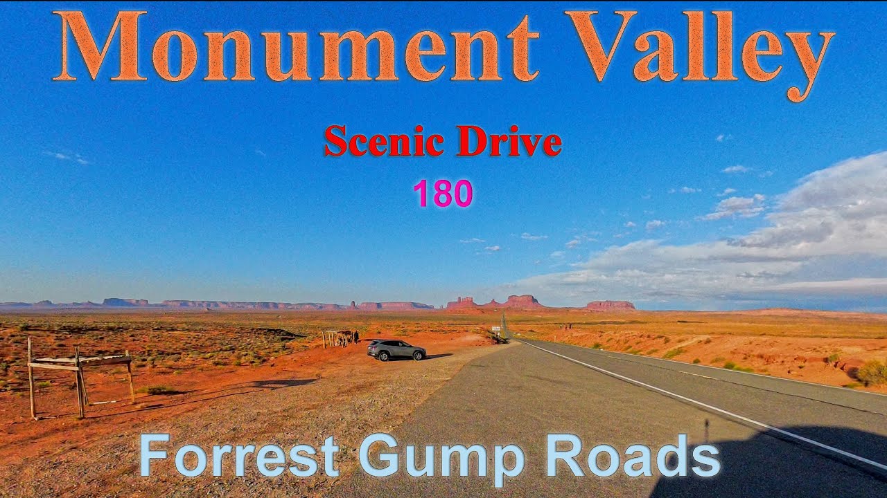 Monument Valley Forrest Gump Sunrise Scenic Drive 4K 180