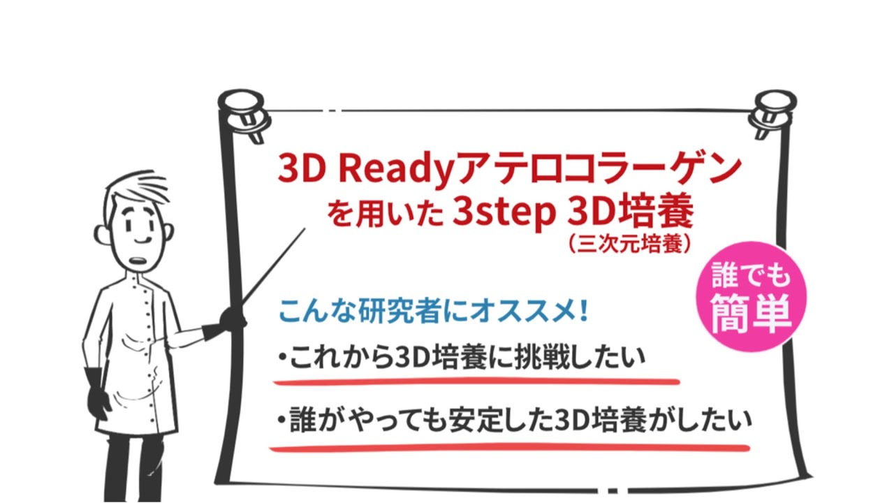 In Vitro三次元培養モデルがin Vivo実験を置き換える Atelo Series