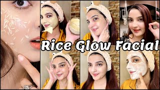 Glowing Skin Challenge with Effective Rice Facial LIVE Results, Must Try