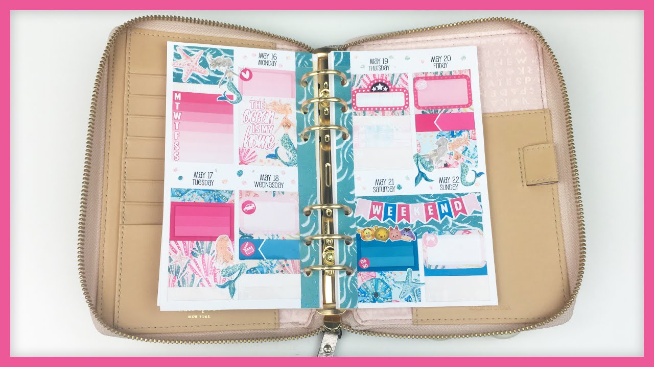 Plan With Me // Dropout Mermaid! (Sew Much Crafting Inserts) - YouTube