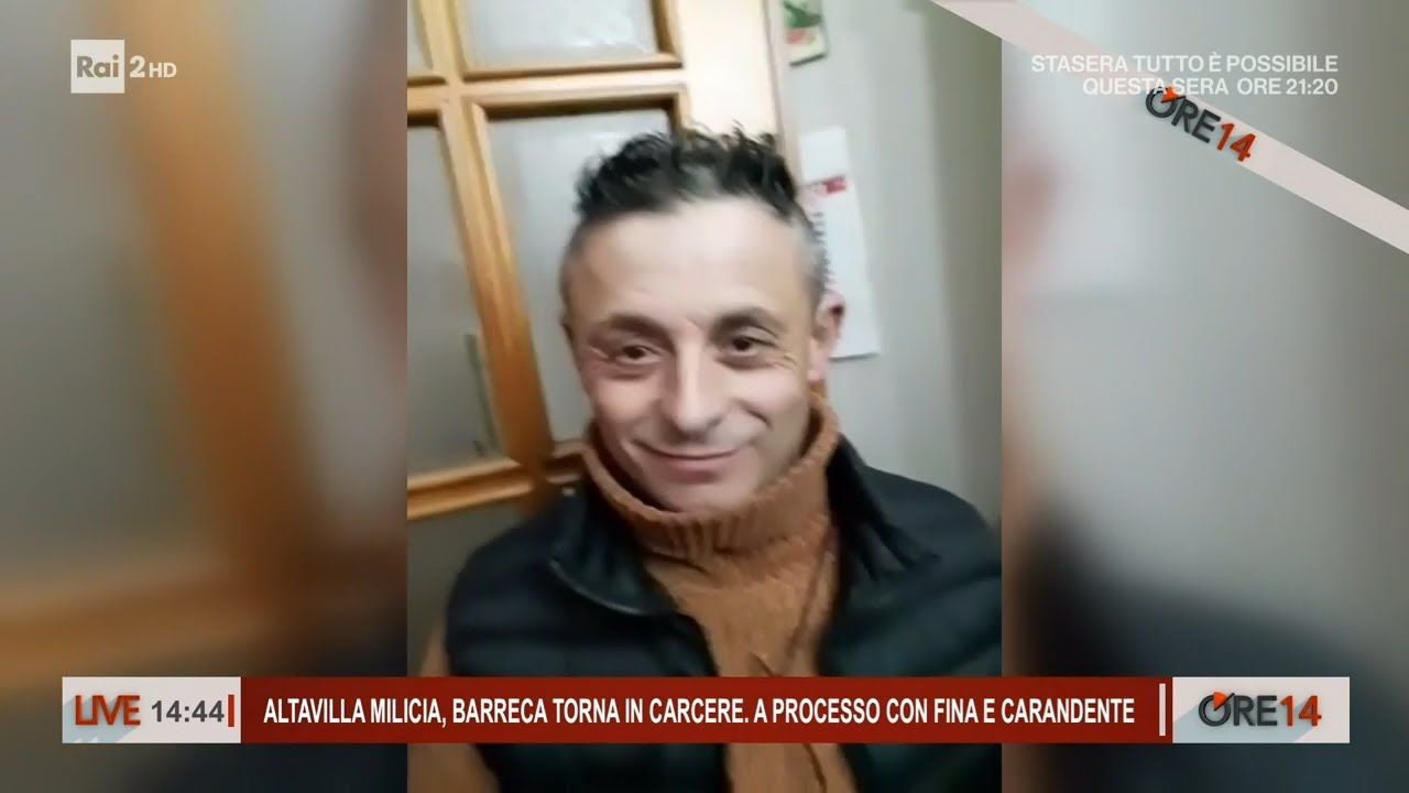 Strage di Altavilla Milicia, Giovanni Barreca torna in carcere - Ore 14 del 28/01/2025