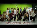 Kuthu dance workshop  lingesh leethemaster  vinatha sreeramkumar  students spain  chennai