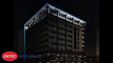 Thiết kê mô phỏng đèn LED chiếu sáng mỹ thuật kiến trúc - Đèn LED nội địa Hàn Quốc