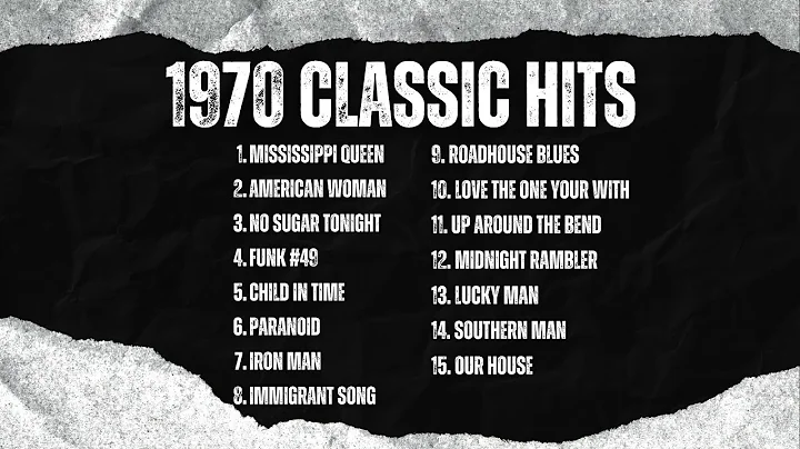 1970 Classic Hits - Mountain, Deep Purple, Black Sabbath, Led Zeppelin, The Doors