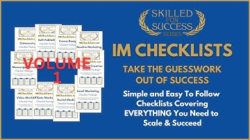 Done-for-You Checklists to Grow Your Online Business | IM Checklist Volume 1