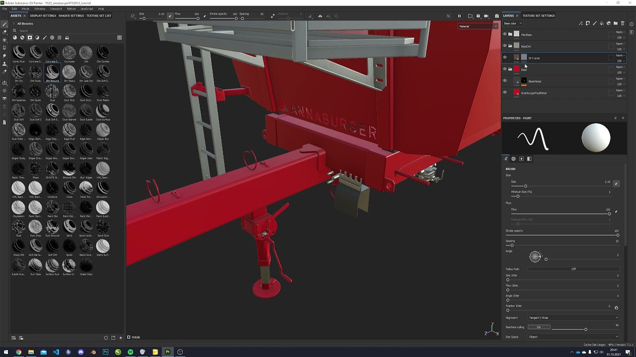 Farming Simulator: Setting up the Specular Map | Substance Painter