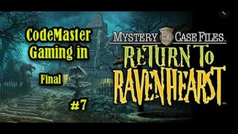CodeMaster in Mystery Case Files 5:Return to Ravenhearst Final Chapter 7: Confrontation