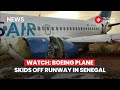 Senegal Plane Accident: Boeing Plane Skids Off Runway, 11 Injured Before Takeoff