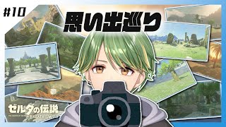 【ゼルダの伝説ブレスオブザワイルド】思い出巡りの旅へ！リンク結構写真撮るの上手くない？ #10【箱間キビスケ/VTuber】