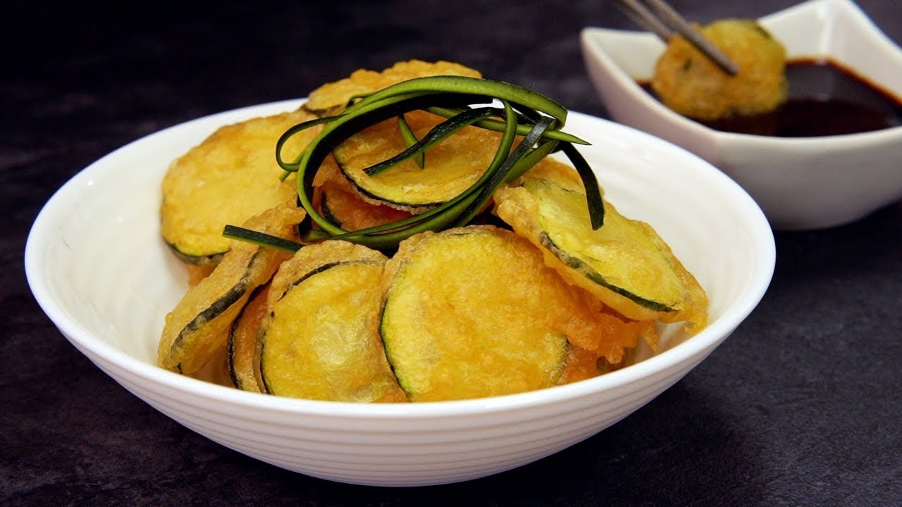 CHIPS de calabacín ESTILO ORIENTAL - Receta fácil, rápida y BARATA