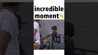 he gave it to a kid 👏