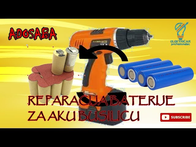 7. Reparacija baterije za aku bušilicu - YouTube