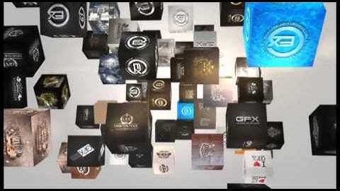 GFX SCHOOL OF DESIGN ONLINE CUBE LOGO INTRO CONCEPT