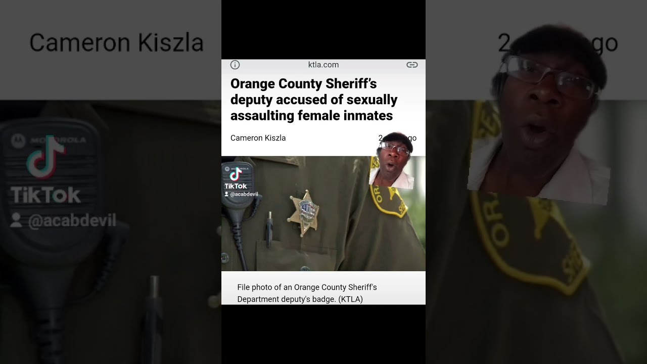 ⁣Orange County Deputy in hot water over conduct with women inmates #orangecounty #california #shorts