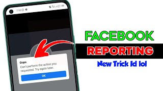 Facebook Reporting New Trick 2021 | Facebook Account Report With Challenge