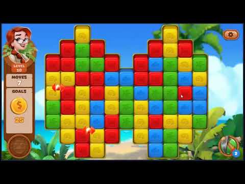 Lost Island Blast Adventure Level 10 - NO BOOSTERS 🏝️ | SKILLGAMING ✔️
