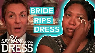 Bride RIPS Sample Dress (And Her Mum Hates Everything She Likes) | Say Yes To The Dress