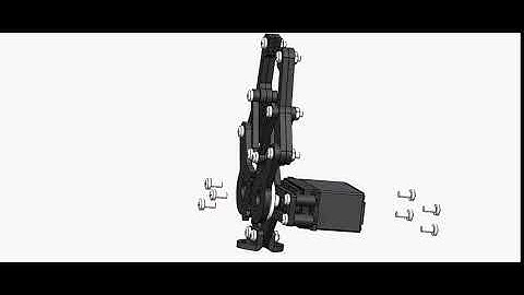 Step5 | 6DOF High Quality Flexible Robotic Arm Kit assemble video guide