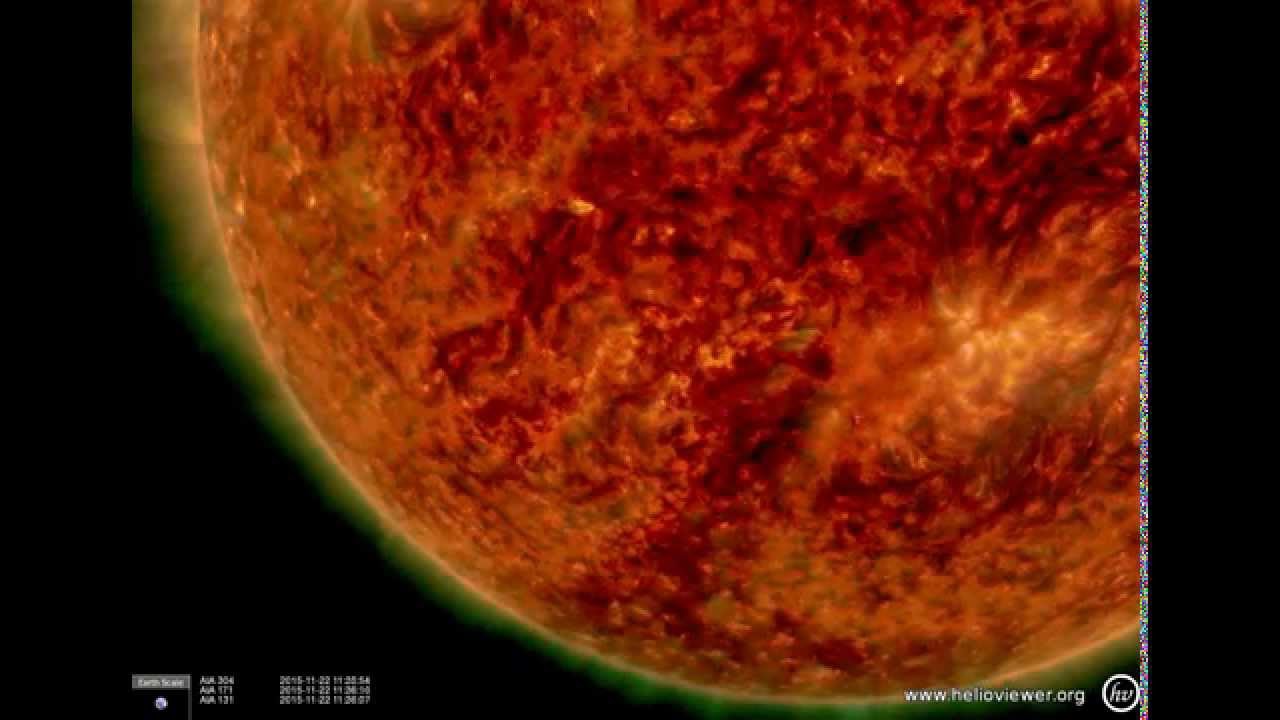 Storm generating potential filament release, November 11/22/2015