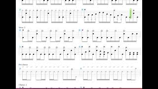 Fall Into Sleep + Mudvayne + Drum only + Drum tab