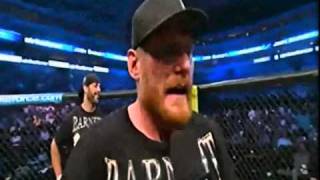 Josh Barnett speech after win with Brett Rogers.