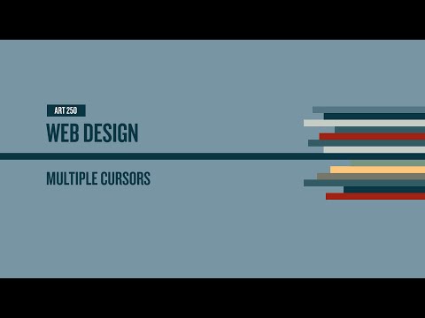 Dreamweaver: Multiple Cursors
