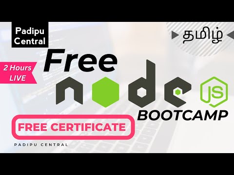 Free Node.js Bootcamp with Free Certificate by Scaler | Tamil