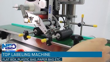 Tabletop top labeling machine|Neostarpack