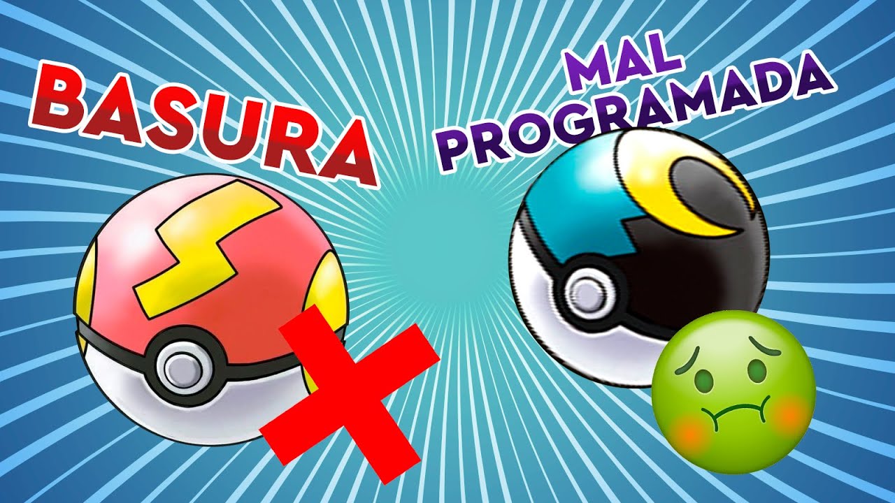 TOP 10 PEORES POKÉBALL