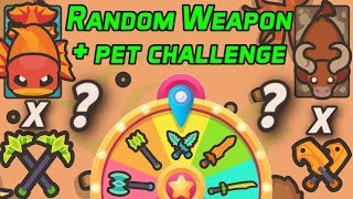 Taming.io Random *Weapon and Pet Challenge* #tamingio #iogames