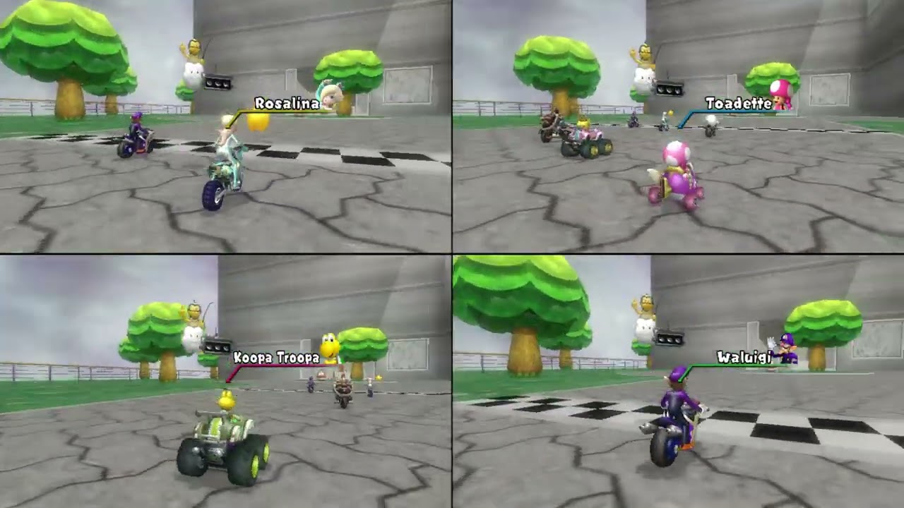 Mario Kart Wii Custom Tracks (Wiimms) ✦ 4 Players #828 (3 Tracks) 150cc