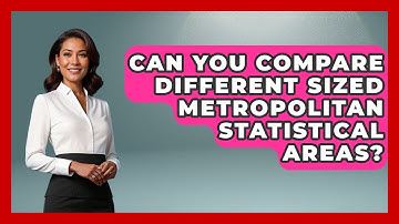 Can You Compare Different Sized Metropolitan Statistical Areas? - Demographic Data Answers
