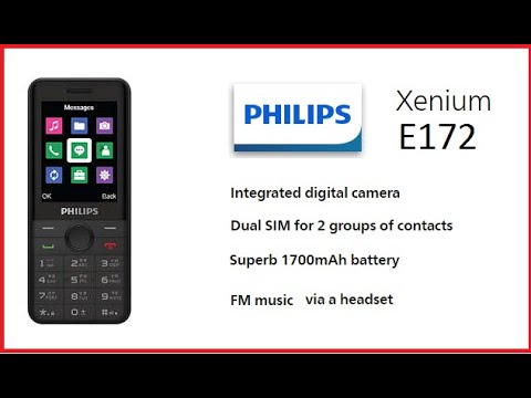 Philips Keypad phone E172 - Rs1X99/-