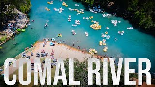 Comal River, New Braunfels 4K Drone (Landa Falls to Tube Chute) #Comal