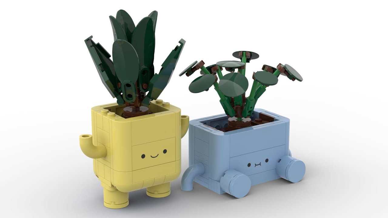 Lego 10349 Happy Plants Speed Build Studio Bricklink LDD by
