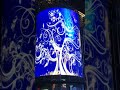 Curved transparent LED display