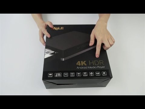 Unboxing - MeLE V9 Android 6.0 Media Player 4K HDR with Realtek RTD1295 Mail T820 2GB 16GB