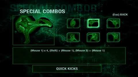 The Matrix: Path of Neo PC Special Combos