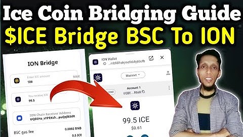 How To Bridge Ice BSC To ION | ION Wallet Guide | Ice Open Network New Update