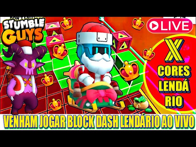 Liberaram o mapa do Block Dash Lendário no Stumble Guys venham jogar C