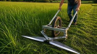 I Was Wrong to Build a Giant Grass-Cutting Shear from Scrap Metal