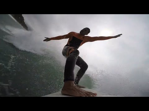 SURF GOPRO PRAIA DO MATADEIRO FLORIPA