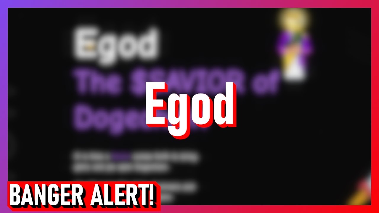 [HOT🔥] - Egod - Really interesting dogechain project with some cool features!