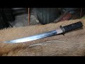 Forging a tanto knife, the complete movie.