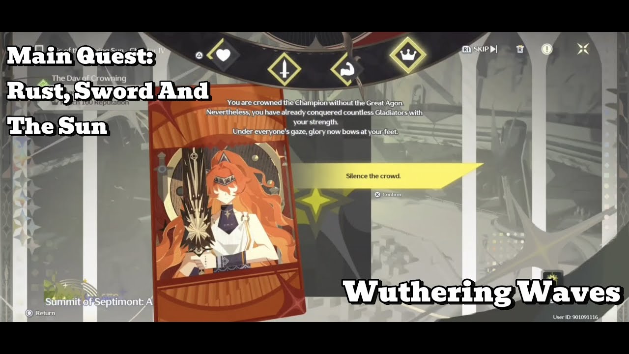 [Wuthering Waves Main Quest] Rust, Sword And The Sun: Talk With Nestor And Learn About Ephor's Story