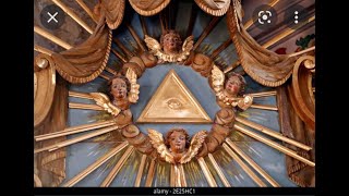 The Ancient Catholic Alters Have Equilateral Triangles Containing The All Seeing Eye Of Osiris..Why?