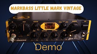 Markbass Little Mark Vintage- Sound Demo
