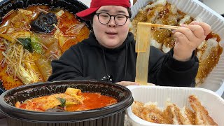 숙취에 찌든채로💦 학과사무실에서 [ 마라탕 ] 쑤시기🥘