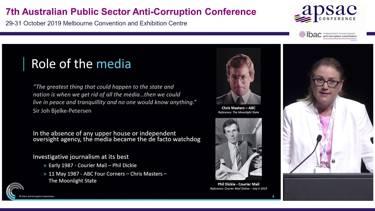 Thirty years of the Crime and Corruption Commission in the wake of the Fitzgerald Inquiry