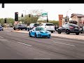 Supercar Accelerations Leaving Scottsdale Cars & Coffee!